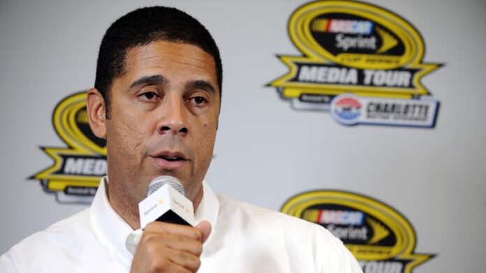 Brad Daugherty pictured while speaking