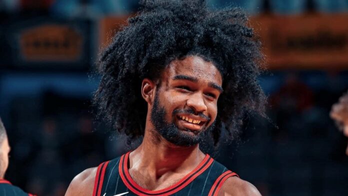 Coby White smiling