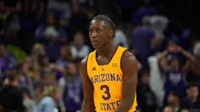 Joson Sanon wearing his Arizona State jersey