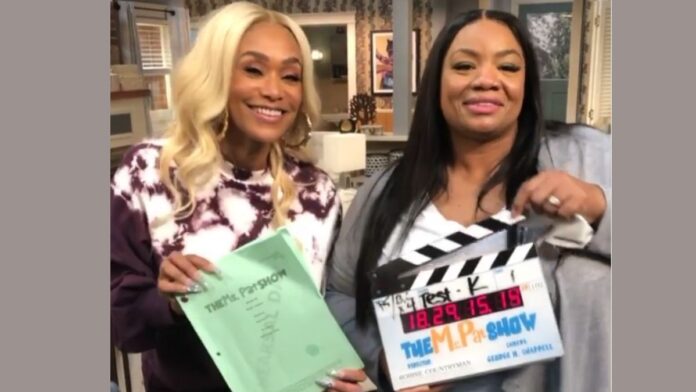 Ms. Pat with her TV sister Tami