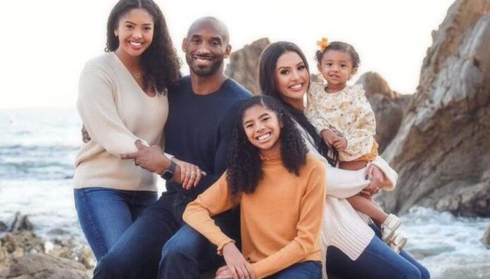 Vanessa Bryant with late Kobe Bryant and their daughters