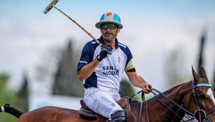 Adolfo Cambiaso during his polo game