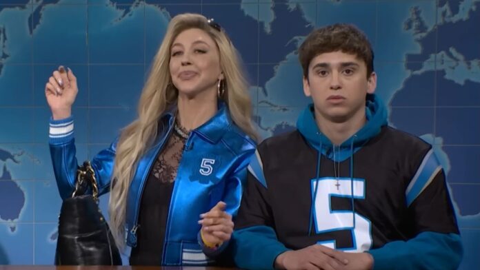 Bodie Dookie with his mother on SNL