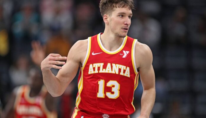 Bogdan Bogdanovic wearing his Serbian jersey