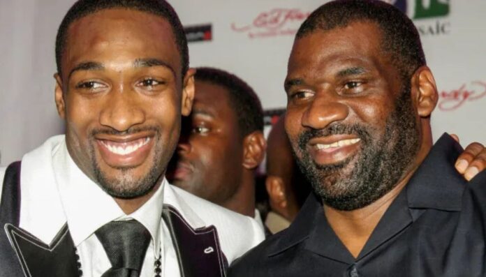 Gilbert Arenas with his father Gilbert Arenas Sr.