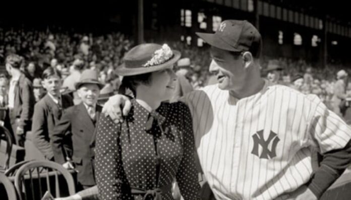 Lou Gehrig with his loving wife Eleanor Grace