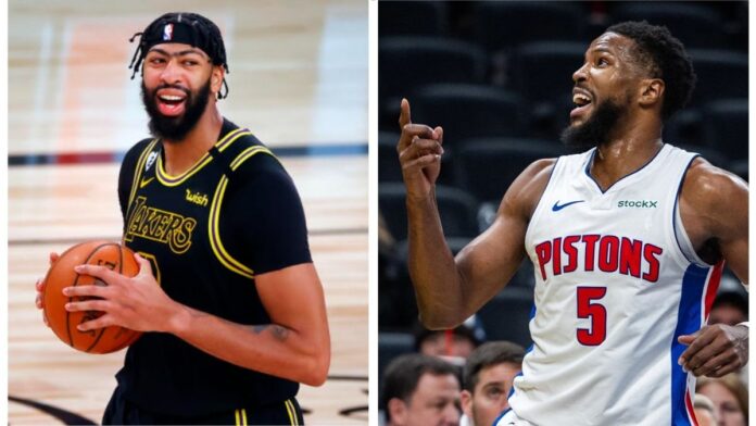 Malik Beasley picture with Anthony Davis