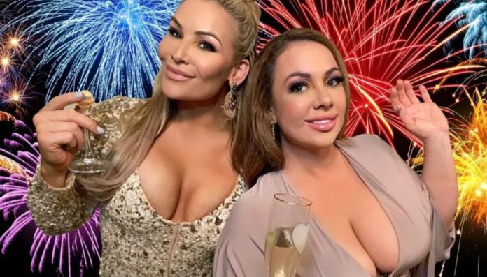 Natalya Neidhart with her sister Jennifer