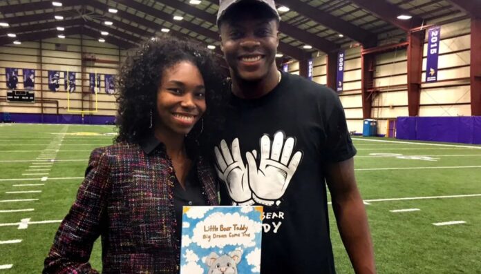 Teddy Bridgewater with his girlfriend Erika Cardona